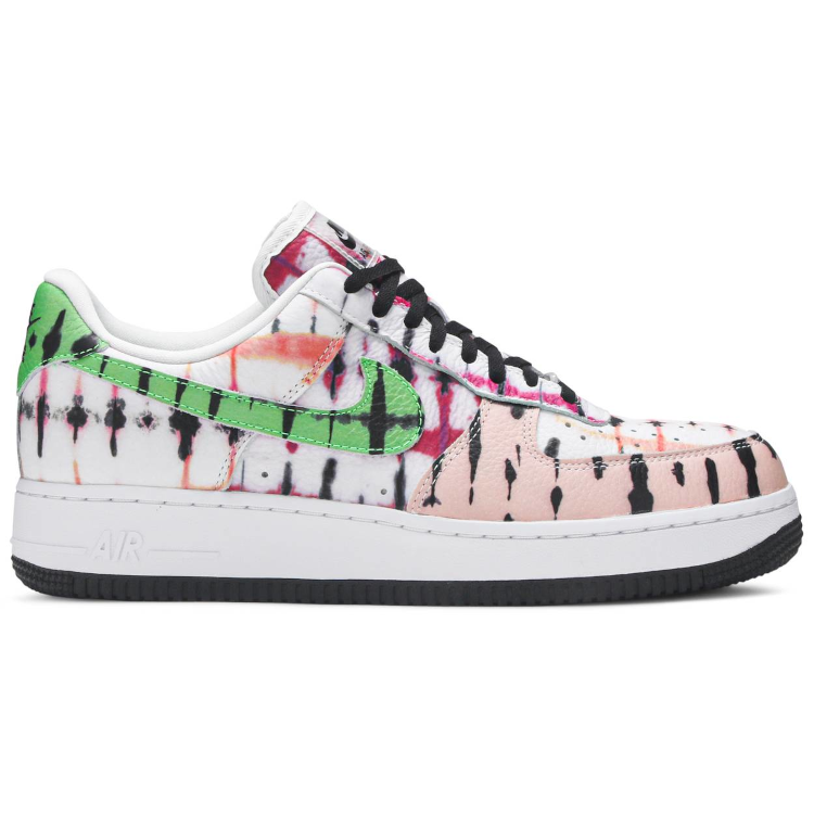 Tenis Nike Air Force 1 Low Black Tie Dye
