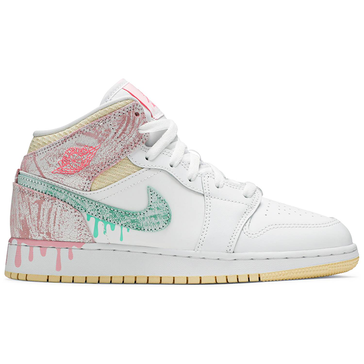 Tenis Air Jordan 1 Mid Paint Drip