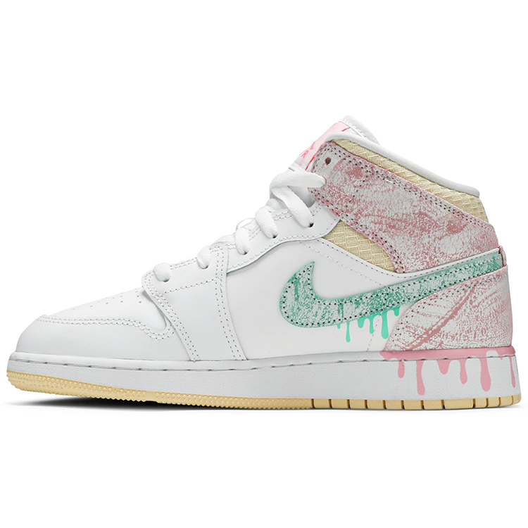 Tenis Air Jordan 1 Mid Paint Drip