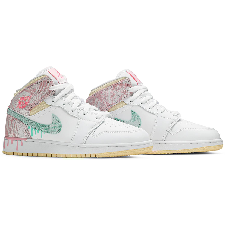 Tenis Air Jordan 1 Mid Paint Drip
