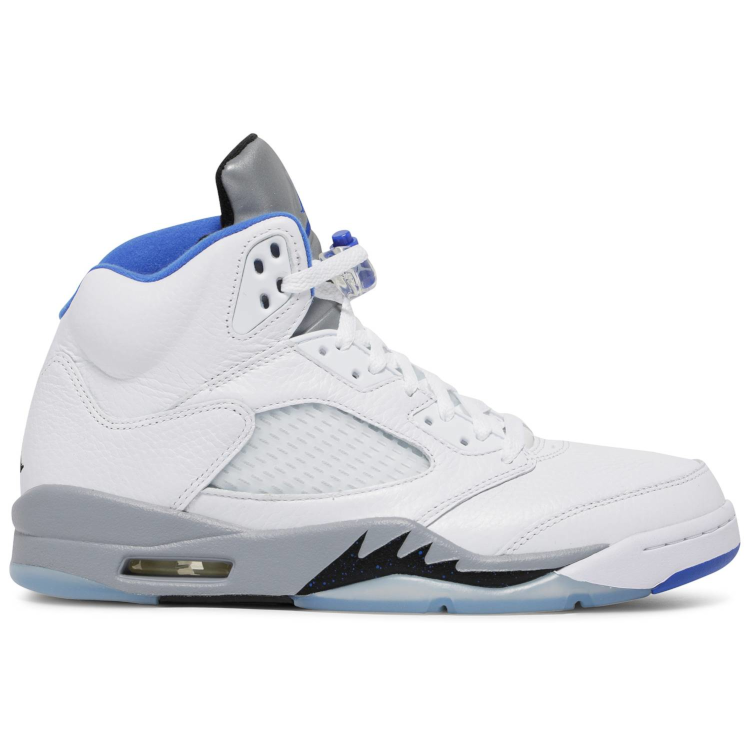 Tenis Jordan 5 White Stealth