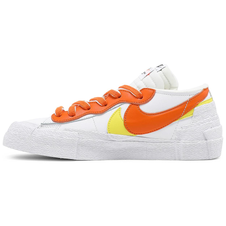 Tenis Nike Blazer Low Sacai White Magma Orange