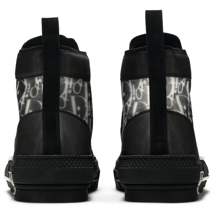 Tenis Dior B23 High Top Canvas Oblique Black
