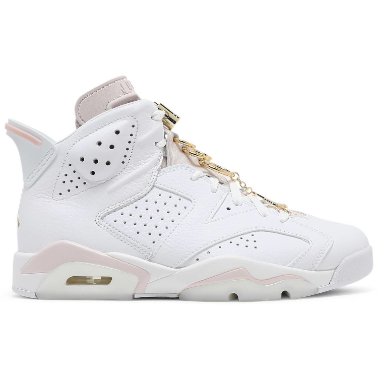 Tenis Jordan 6 Gold Hoops