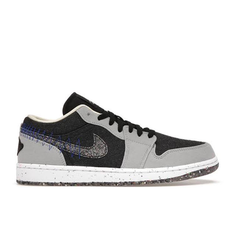 Tenis Air Jordan 1 Low Crater Black Grey