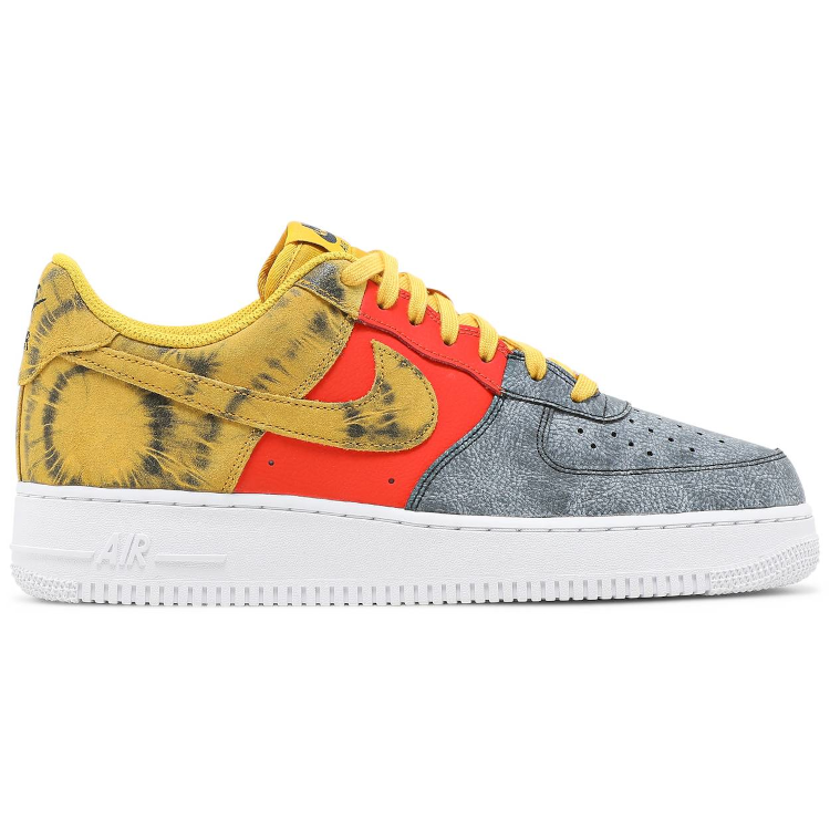 Tenis Nike Air Force 1 Low Tie Dye Dark Sulphur