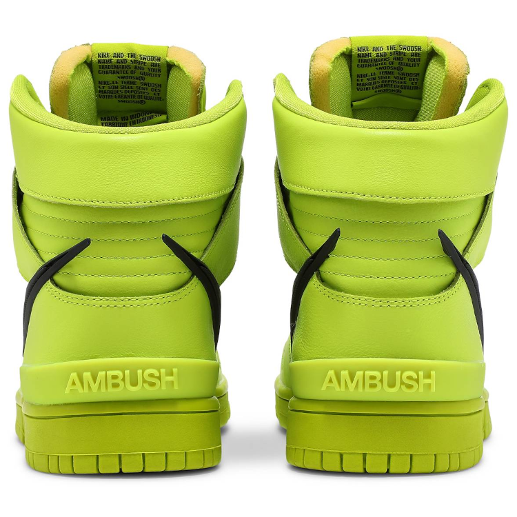 Tenis Nike Dunk High Ambush Flash Lime