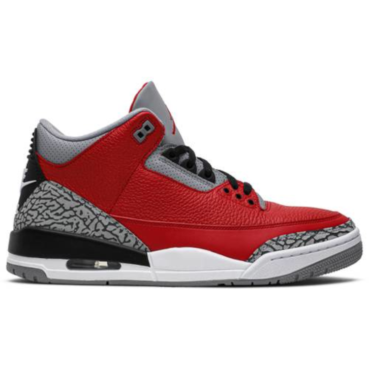 Tenis Jordan 3 Se Unite Fire Red