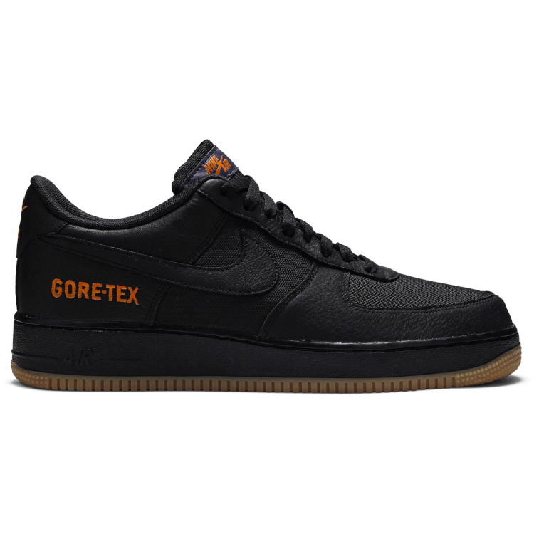 Tenis Nike Air Force One Low Goretex Black Light Carbon