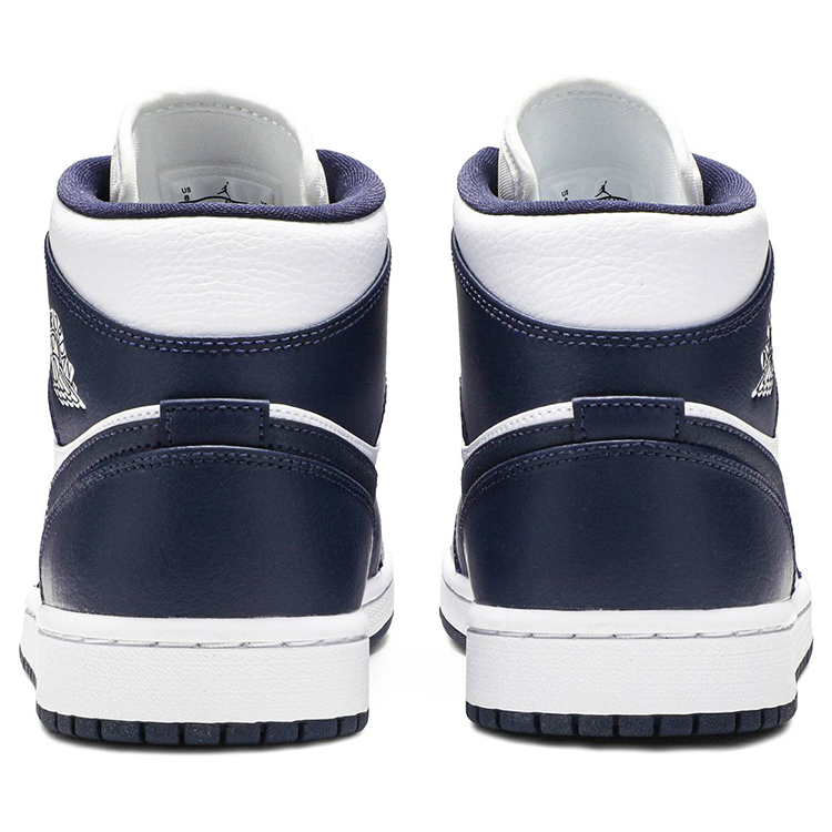 Tenis Air Jordan 1 Mid White Metallic Gold Obsidian