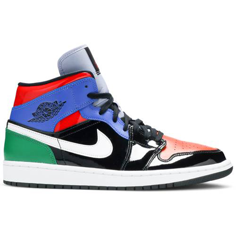 Tenis Air Jordan 1 Mid Multi Patent