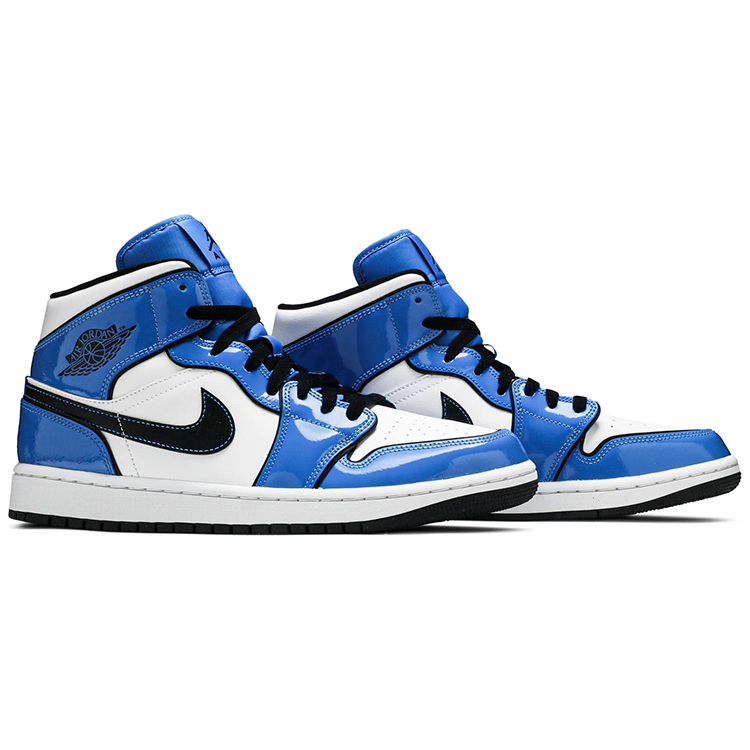 Tenis Air Jordan 1 Mid Signal Blue