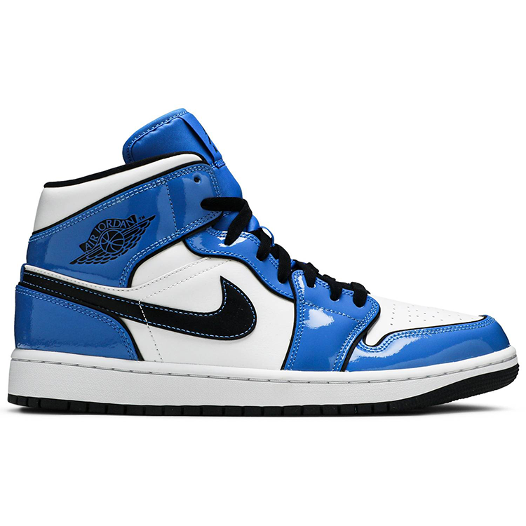 Tenis Air Jordan 1 Mid Signal Blue