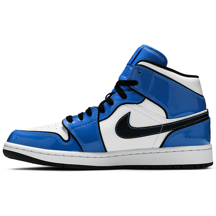 Tenis Air Jordan 1 Mid Signal Blue