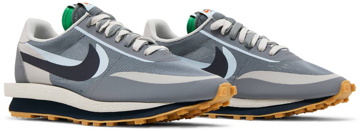 Tenis Nike Ld Waffle Sacai Clot Kiss Of Death 2 Cool Grey