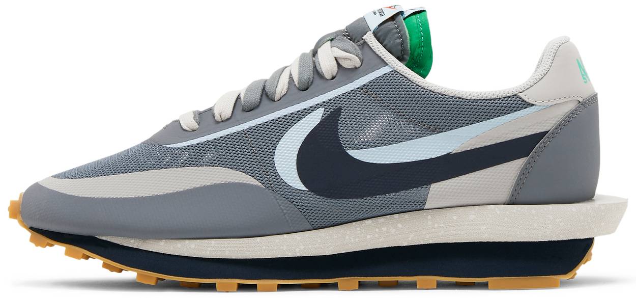 Tenis Nike Ld Waffle Sacai Clot Kiss Of Death 2 Cool Grey