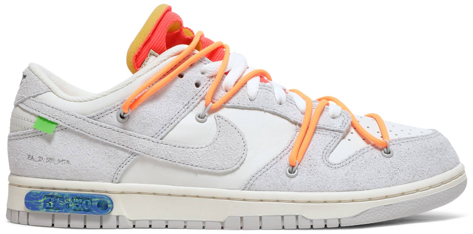 Tenis Nike Dunk Low Off White Lot 31
