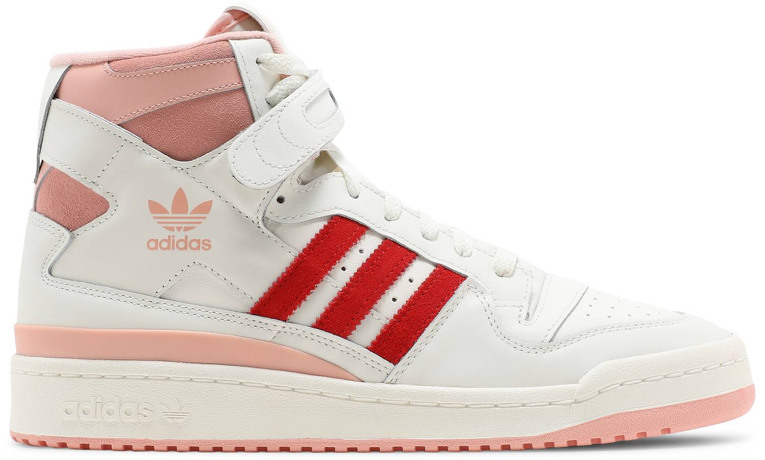 Tenis Adidas Forum 84 Hi Off White Pink Red