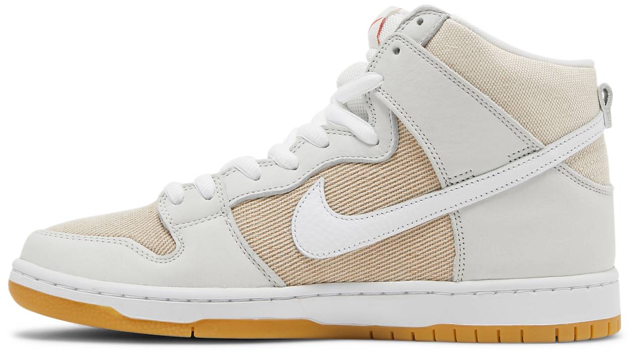 Tenis Nike Sb Dunk High Pro Iso Orange Label Unbleached Natural