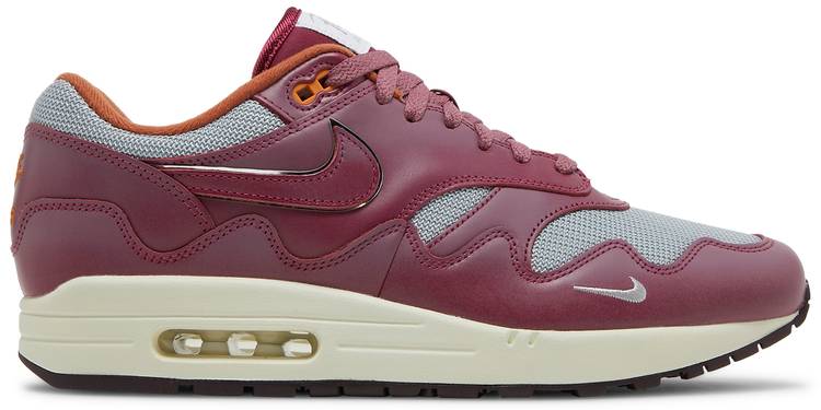 Tenis Nike Air Max 1 Patta Waves Rush Maroon