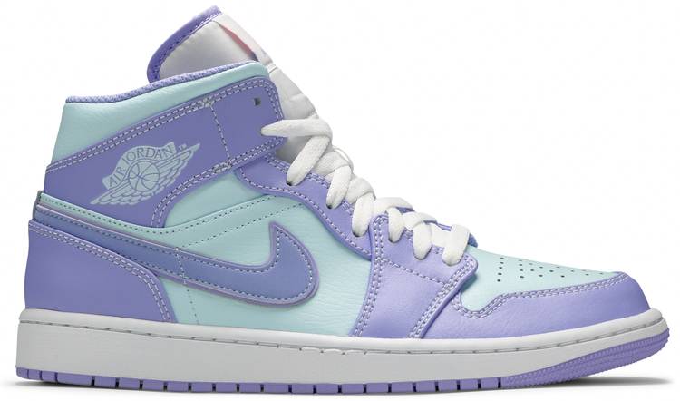 Tenis Air Jordan 1 Mid Purple Aqua