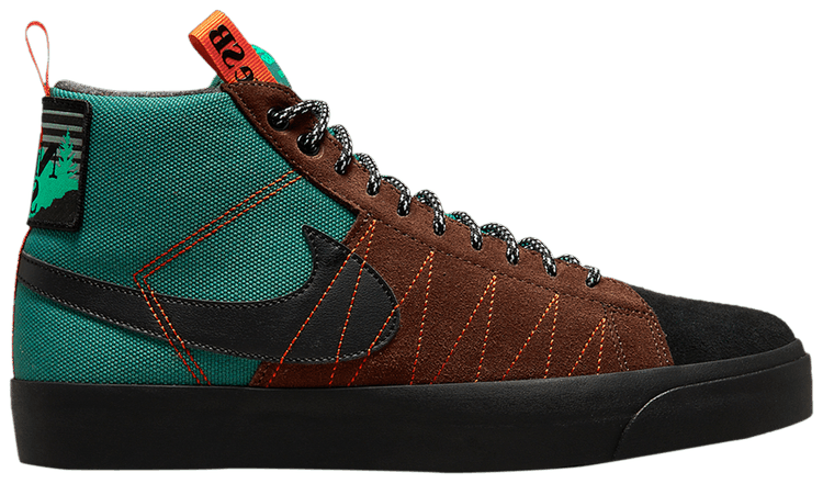 Tenis Nike Sb Zoom Blazer Mid Prm Noble Green
