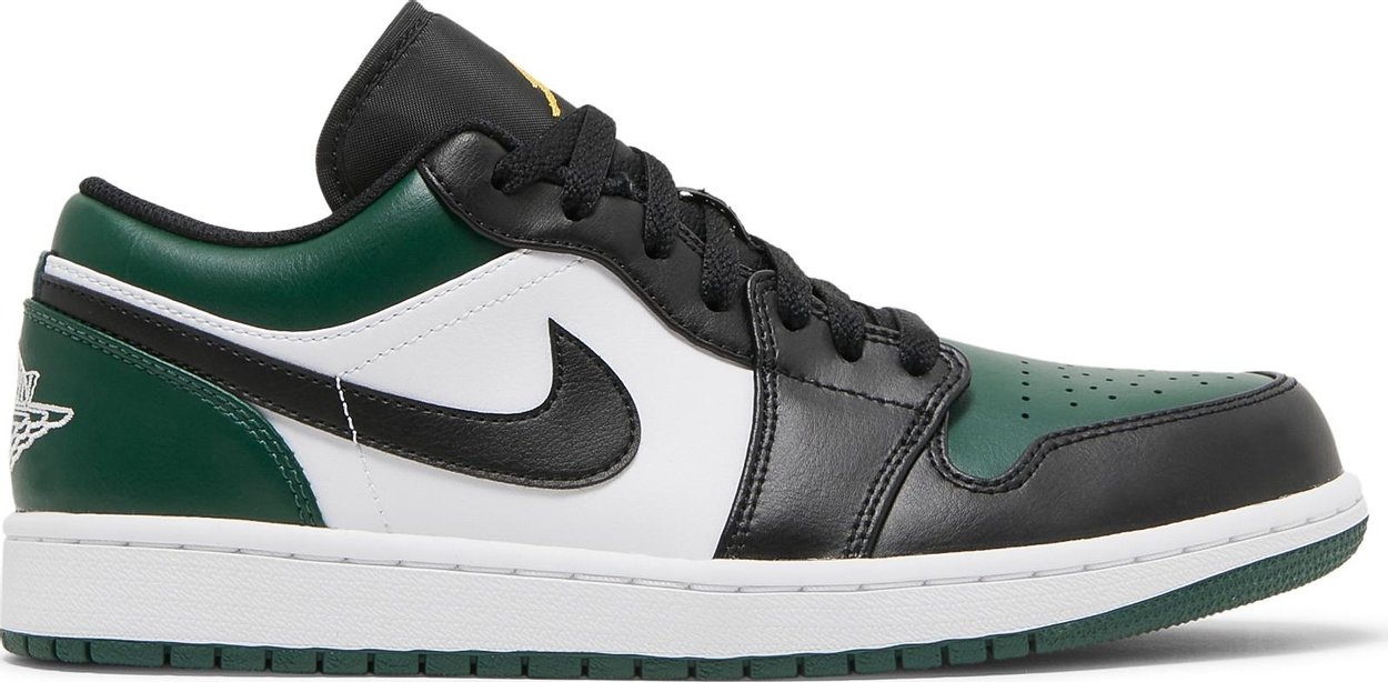 Tenis Air Jordan 1 Low Green Toe
