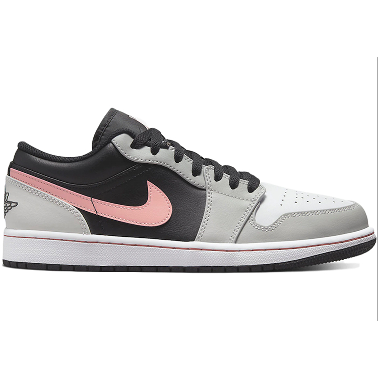 Tenis Air Jordan 1 Low Black Grey Pink