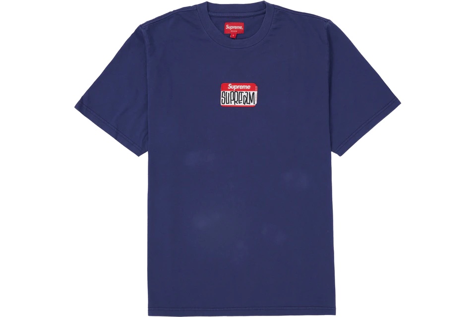 Supreme Gonz Nametag S/s Tee Navy