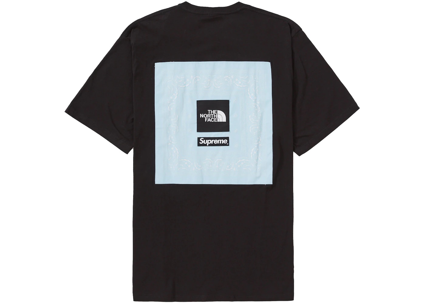 Supreme The North Face Bandana Tee Black 