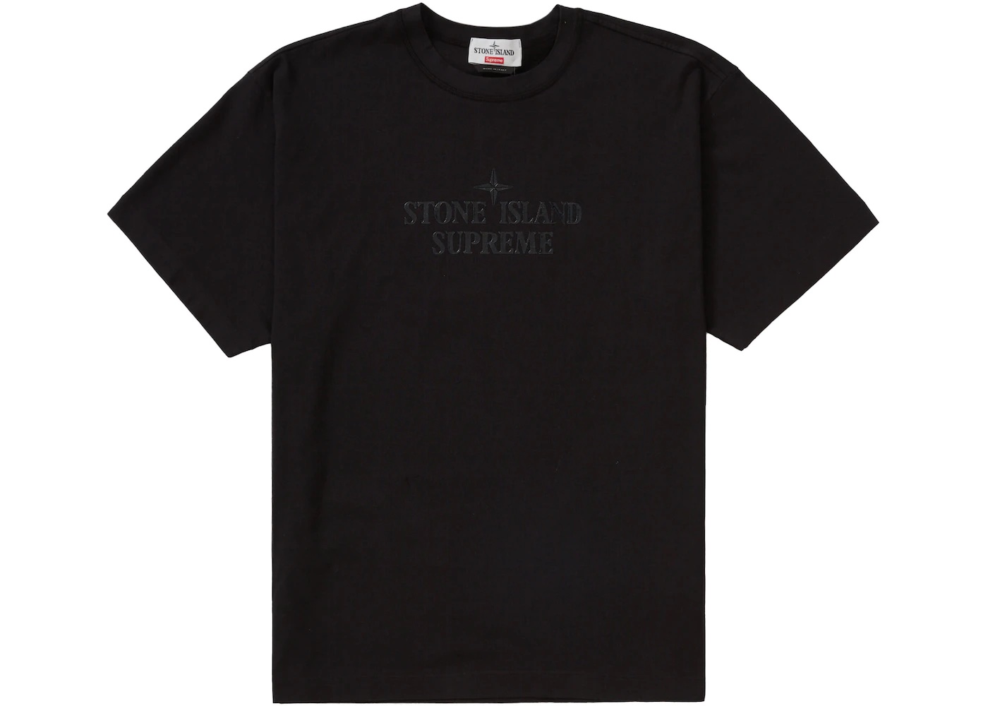 Supreme Stone Island S/s Top Black