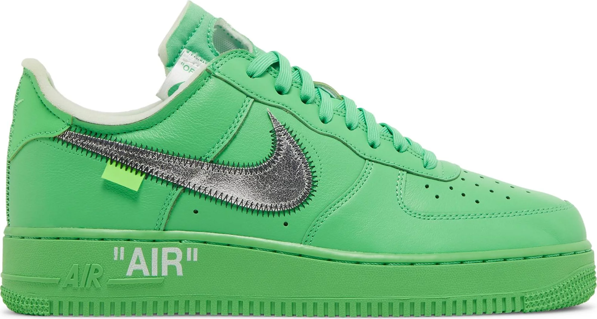 Tenis Nike Air Force 1 Low Off White Light Green Spark
