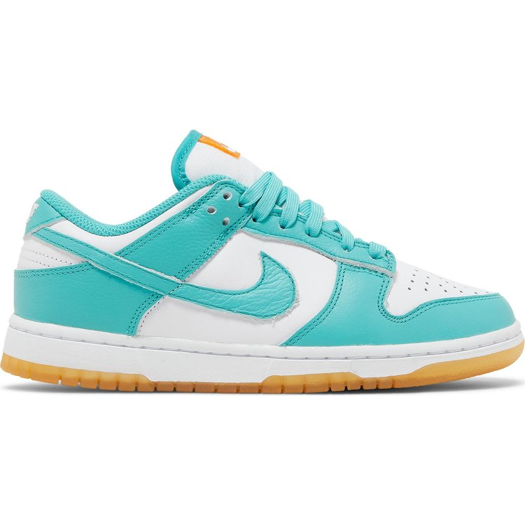 Tenis Nike Dunk Low White Turquoise