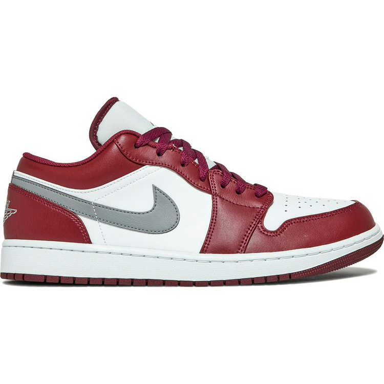 Tenis Air Jordan 1 Low White Bordeaux