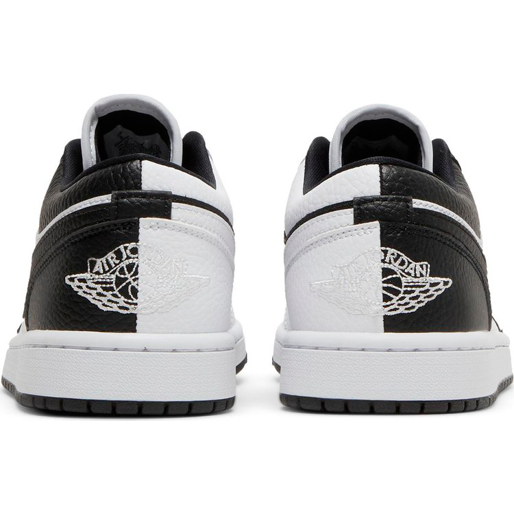 Tenis Air Jordan 1 Low Se Homage Split White Black
