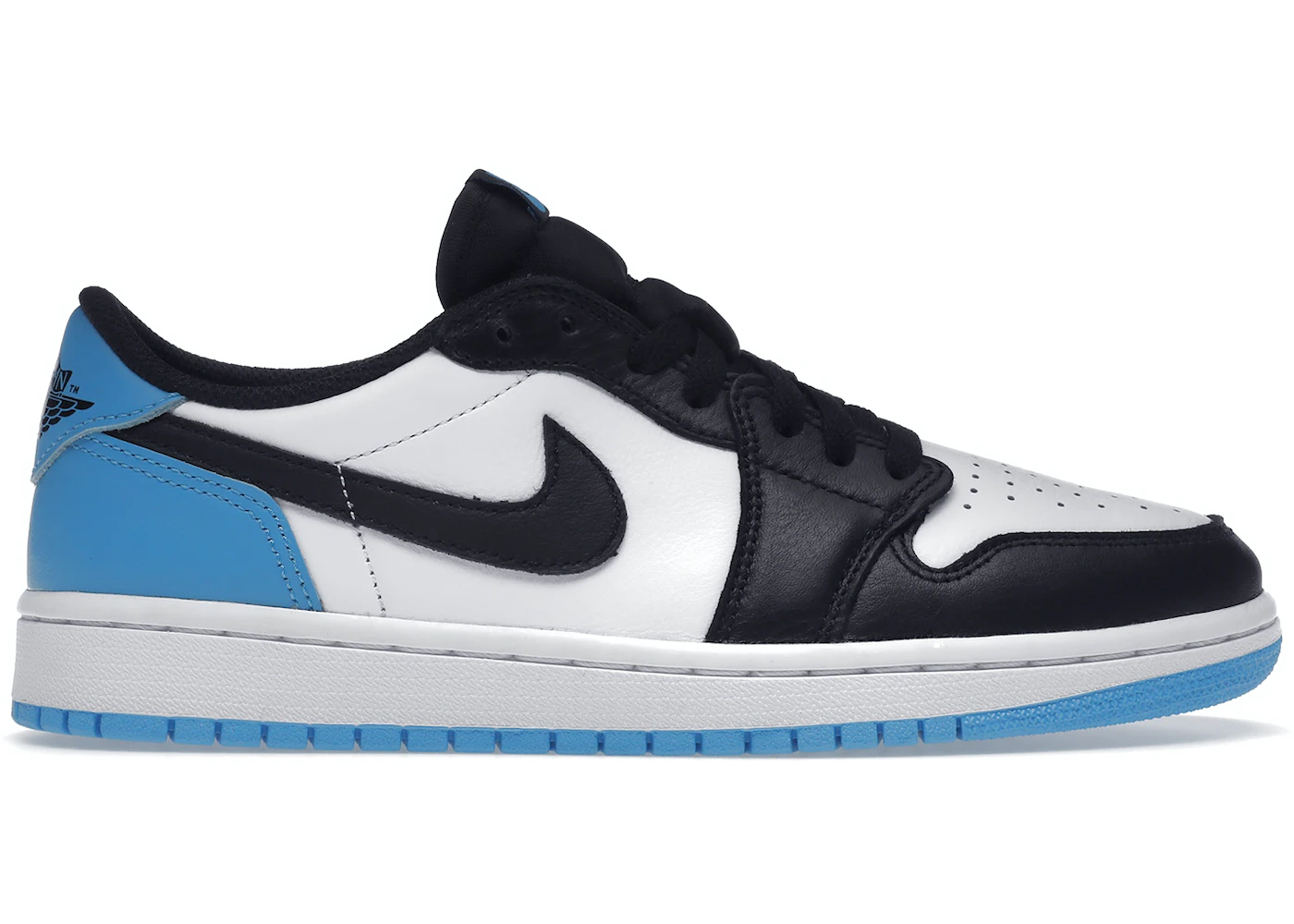 Tenis Air Jordan 1 Low Og Black Dark Powder Blue
