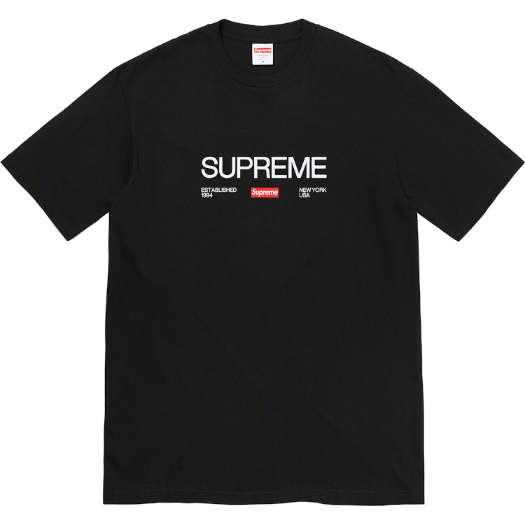 Supreme Est. 1994 Tee Black