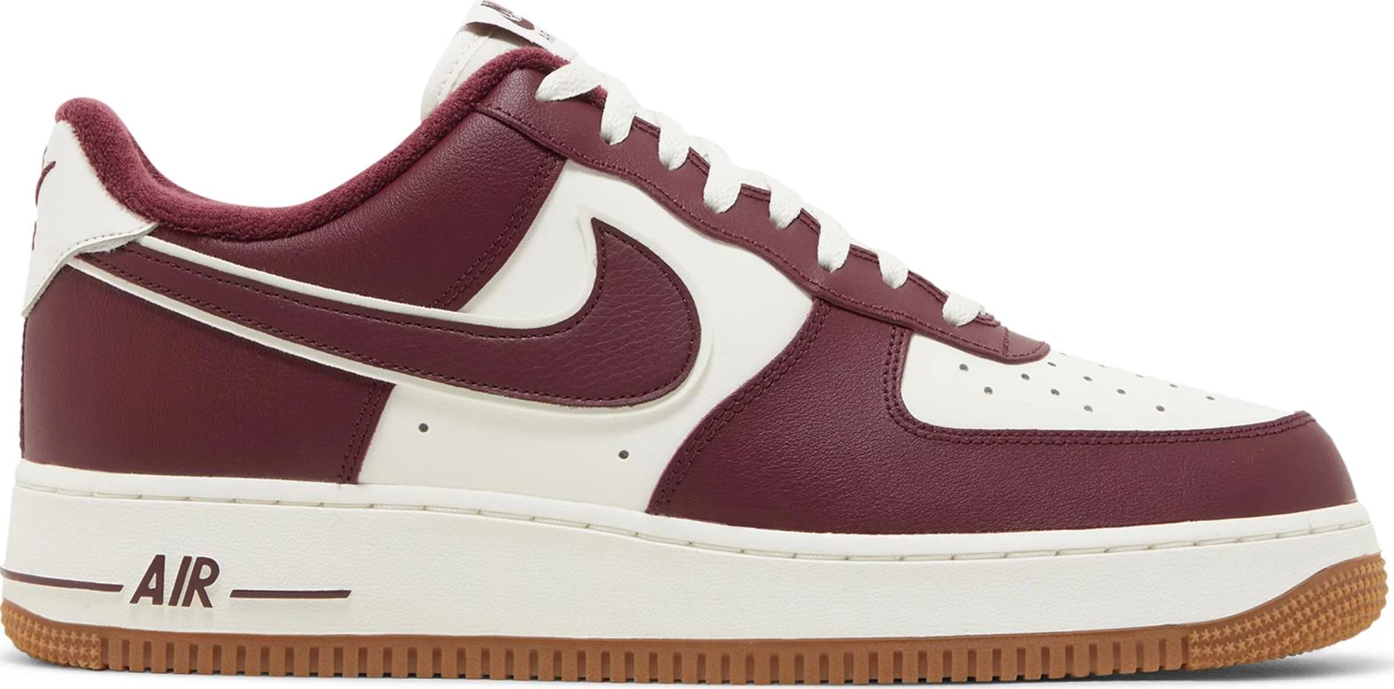 Tenis Nike Air Force 1 Low College Pack Night Maroon