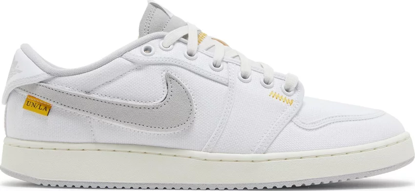 Tenis Air Jordan 1 Ajko Low Sp Union White Canvas