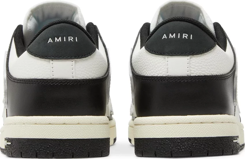 Tenis Amiri Skel Top Low Black White