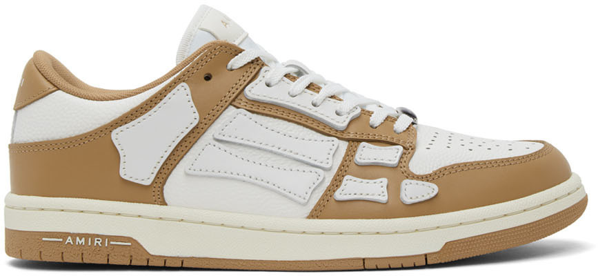 Tenis Amiri Skel Top Low White Brown