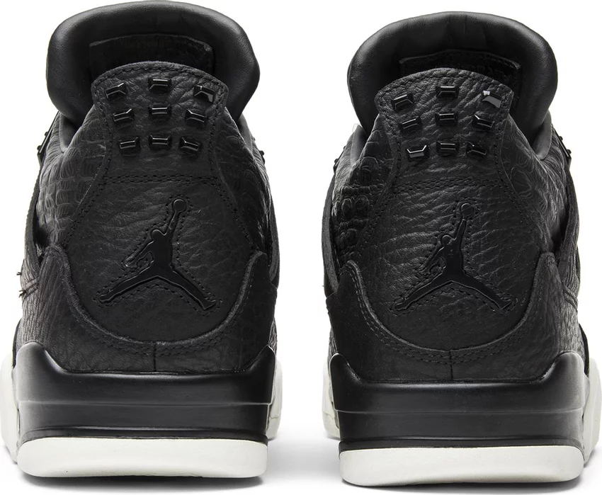 Tenis Jordan 4 Pony Hair Black