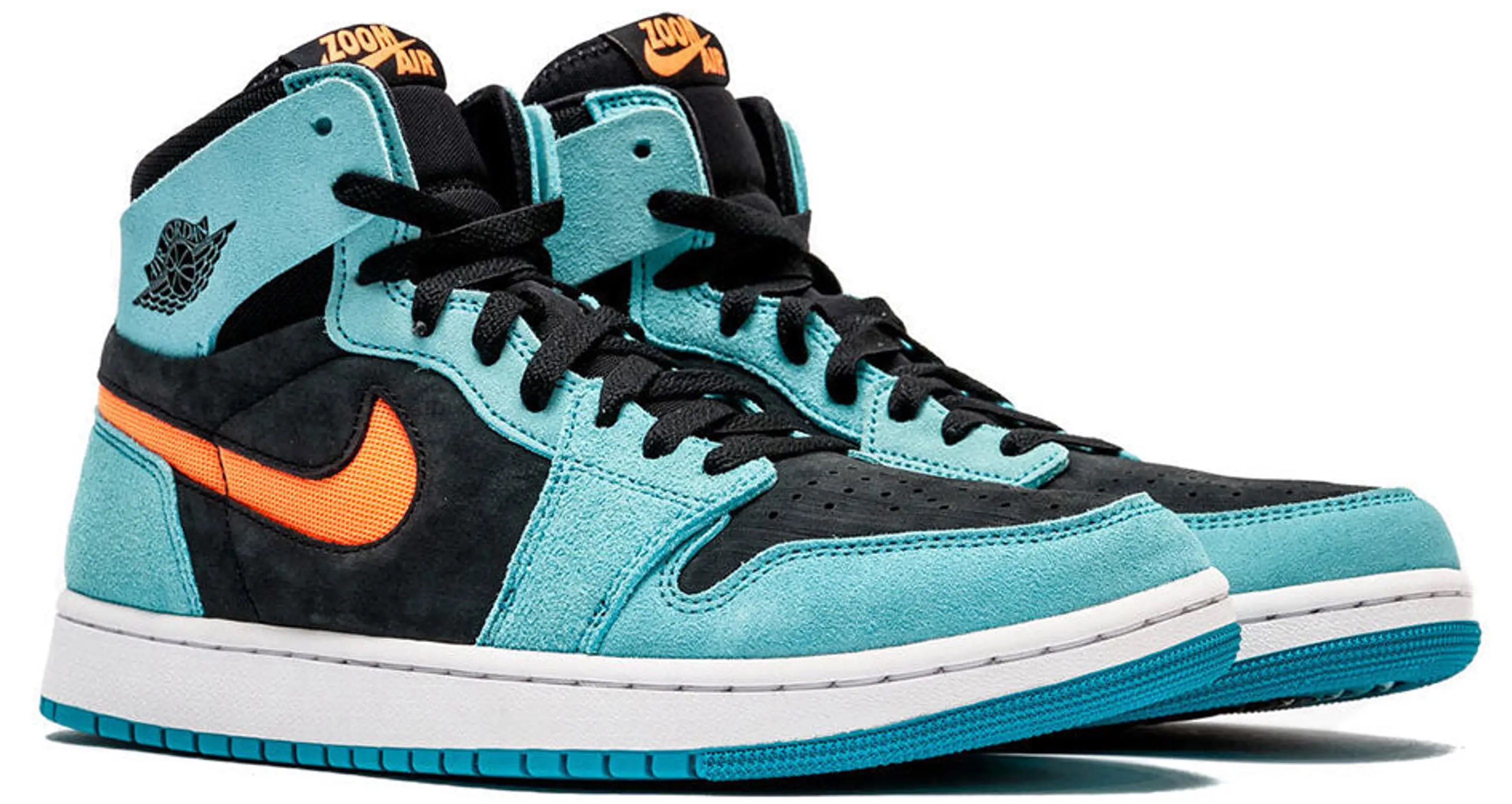 Tenis Jordan 1 Zoom Cmft 2 Bleached Aqua Bright Citrus