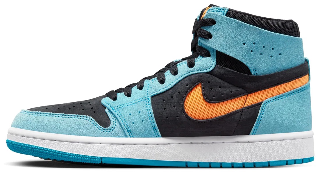 Tenis Jordan 1 Zoom Cmft 2 Bleached Aqua Bright Citrus
