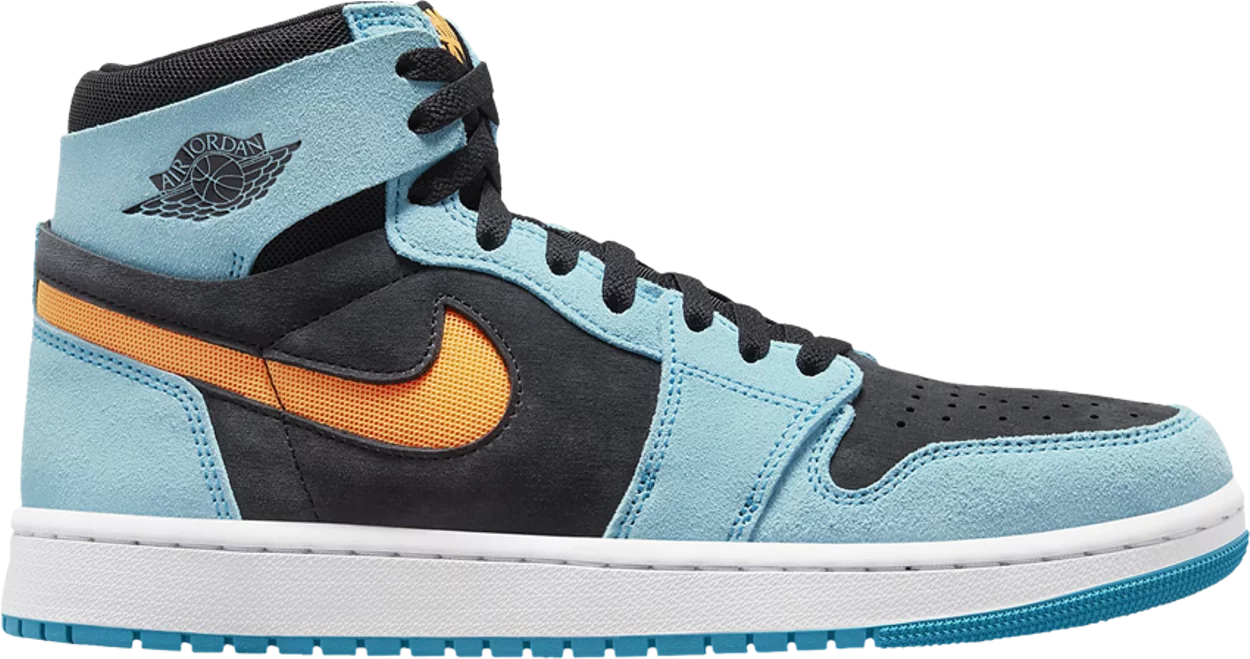 Tenis Jordan 1 Zoom Cmft 2 Bleached Aqua Bright Citrus