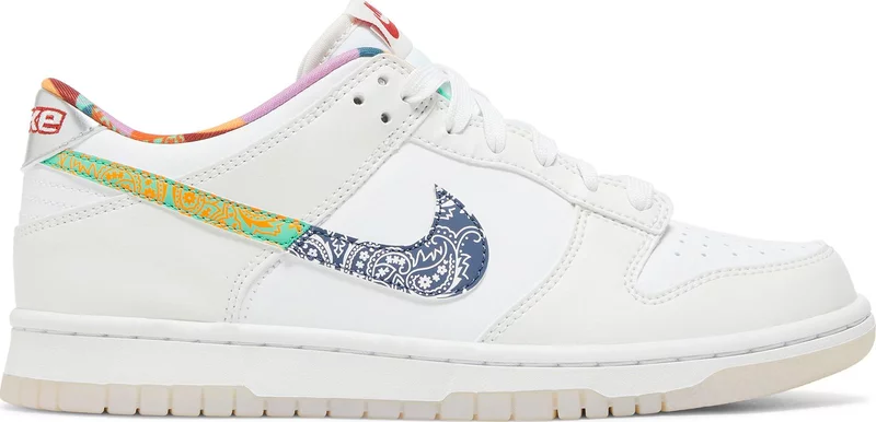 Tenis Nike Dunk Low White Multi-color Paisley