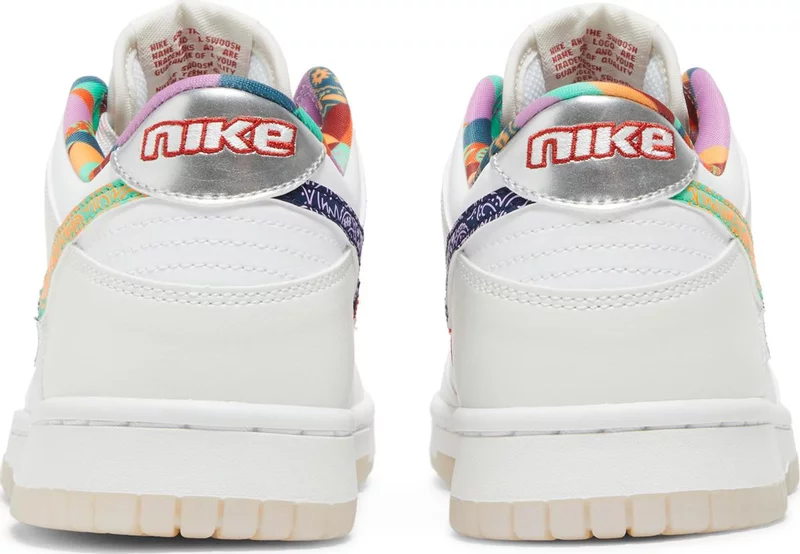 Tenis Nike Dunk Low White Multi-color Paisley