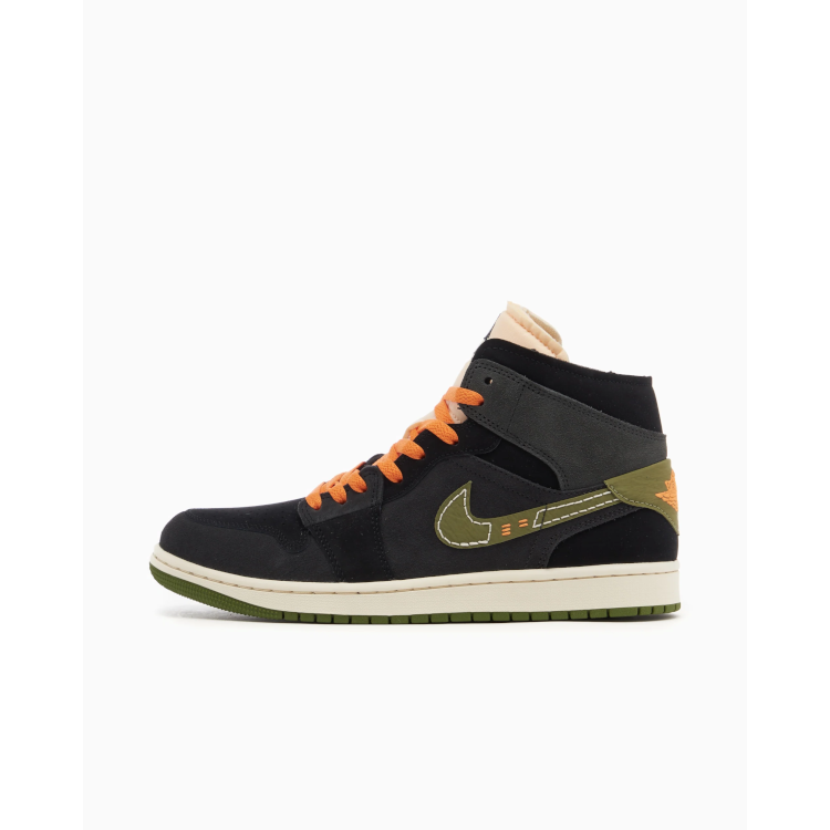 Tenis Jordan 1 Mid Se Craft Anthracite Light Olive