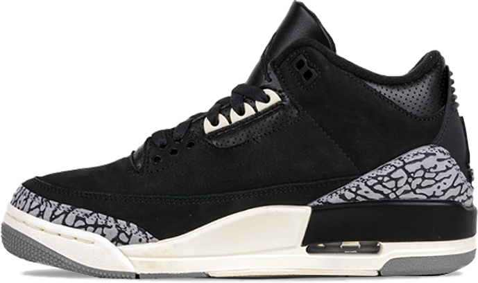 Tenis Jordan 3 Off Noir