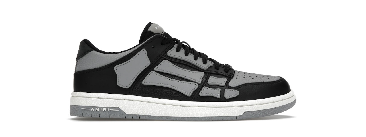 Tenis Amiri Skel Top Low Black Grey 